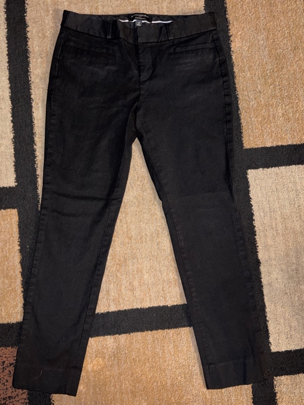 Banana Republic Black Sloan Curvy Fit Pants